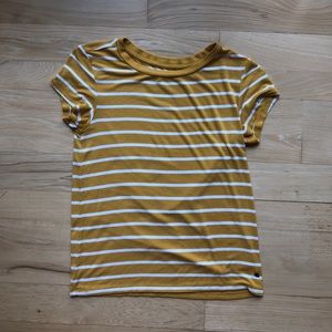 Stripped yellow top